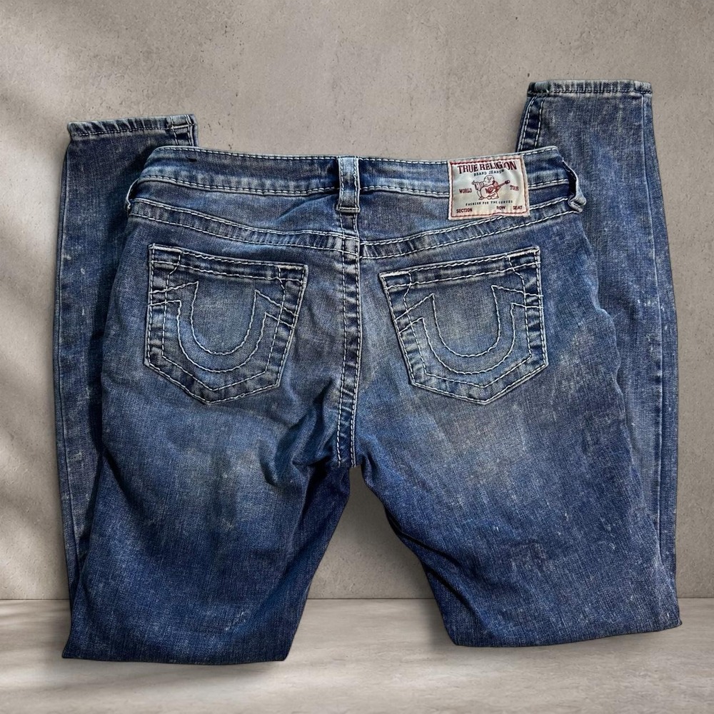 True Religion blue skinny jeans